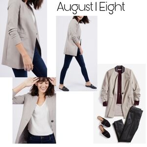 August 1 EightStand Up collar Jacket. Med. NWT